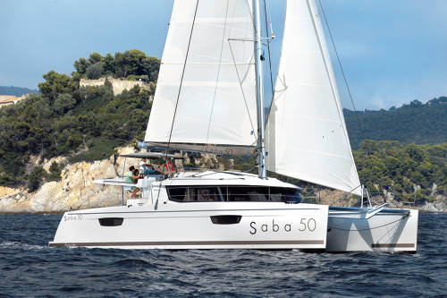 SABA 50 Catamaran à la location Golfe de Saint Tropez