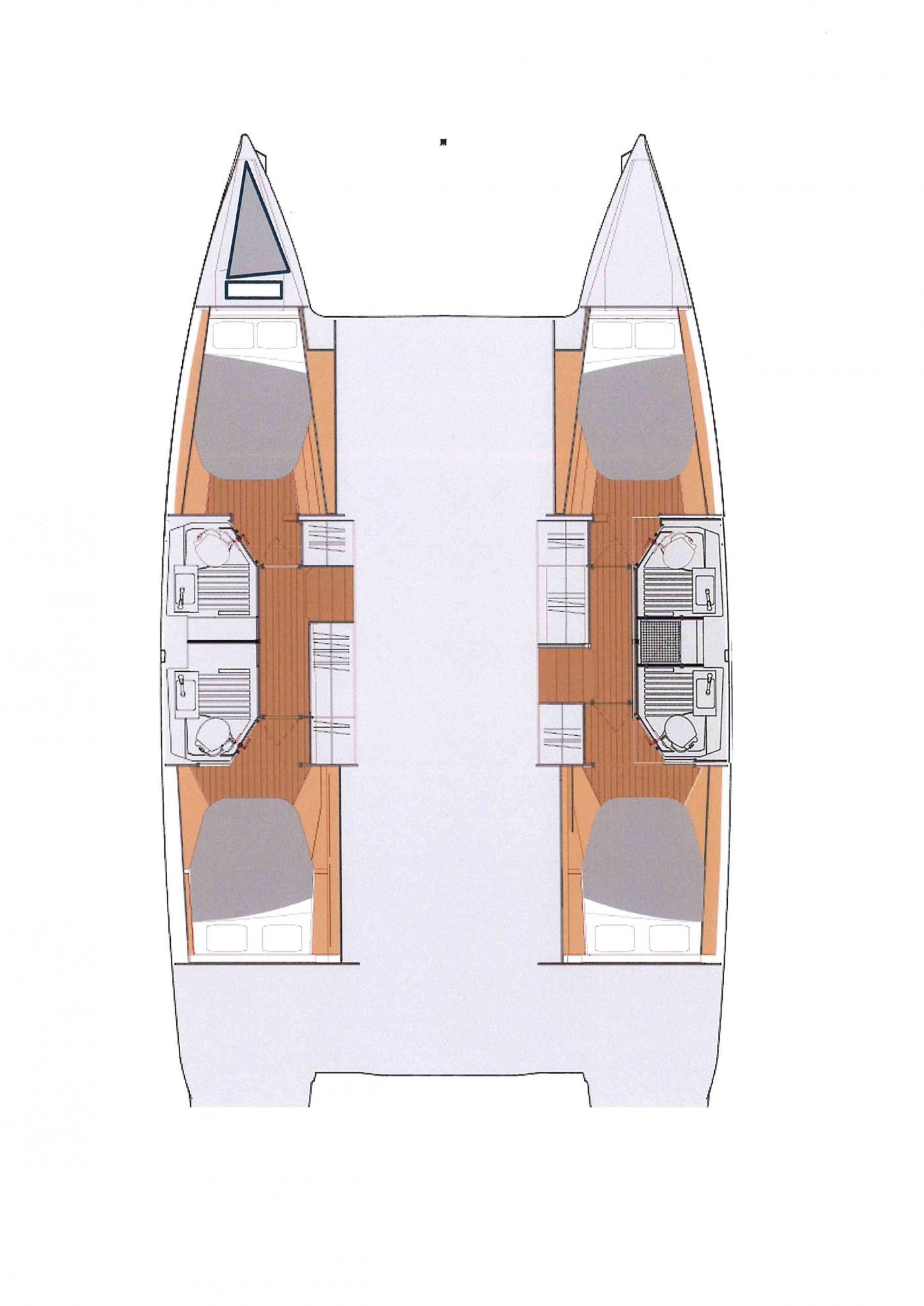 Sailing catamaran ASTREA 42 Fountaine Pajot Price 595 000 € TTC