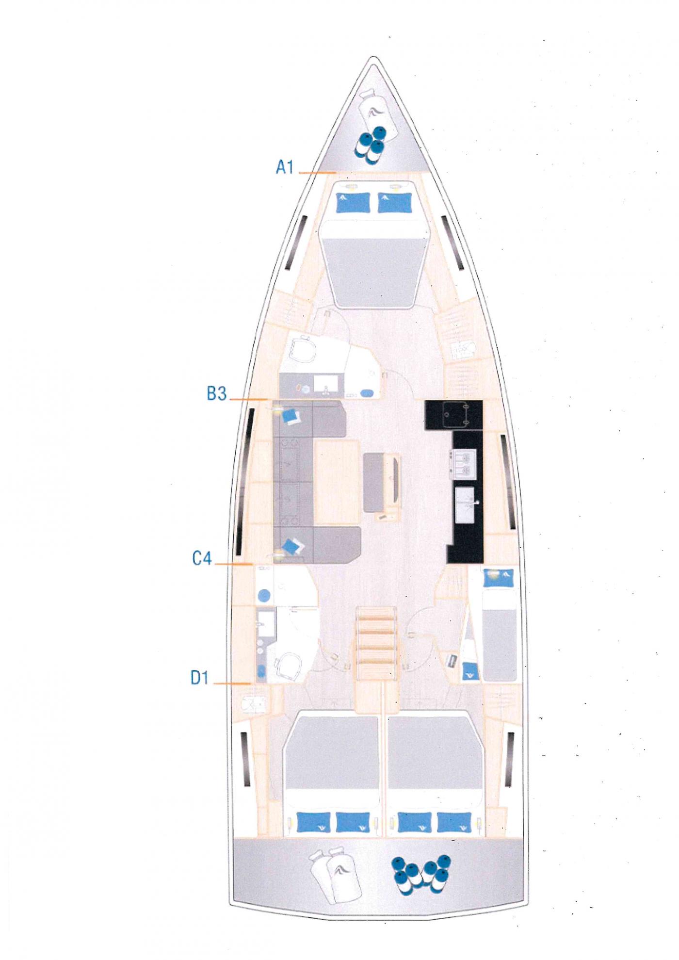 Location de Voilier Hanse 460