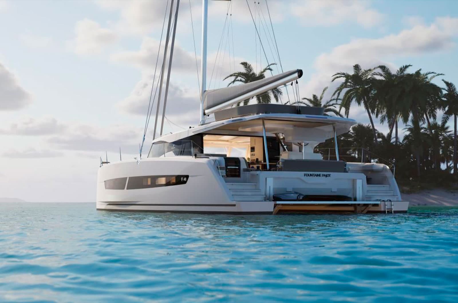 Catamaran Fountaine Pajot FP48 • Tendance Voile St-Tropez