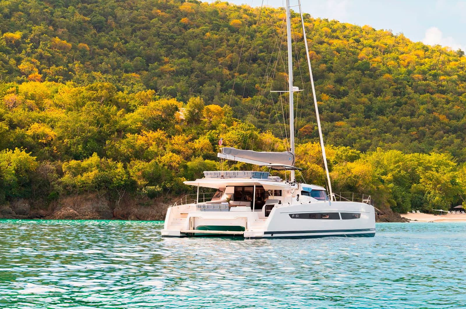 Catamaran Fountaine Pajot FP51 • Tendance Voile St-Tropez
