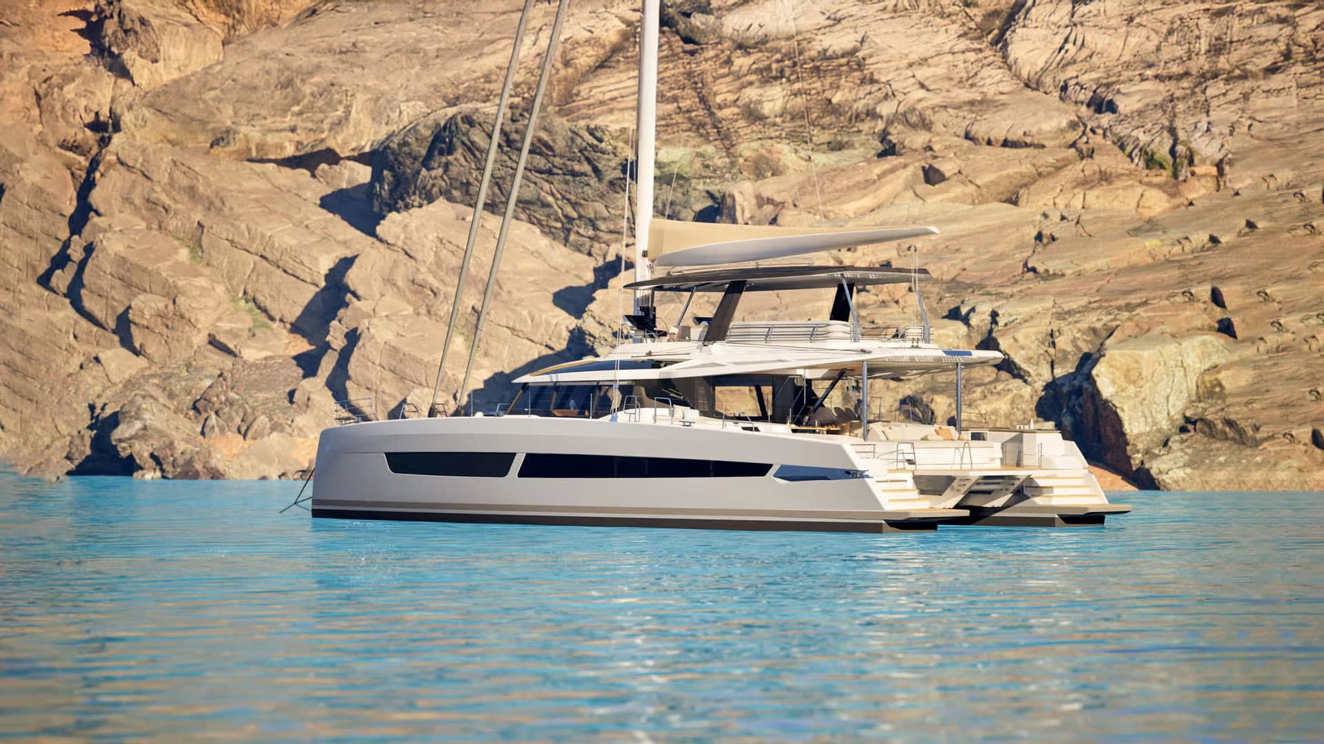 Yacht de luxe Fountaine Pajot FPY 70S • Tendance Voile St-Tropez
